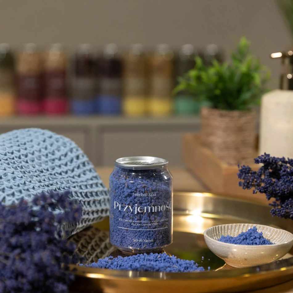 Przyjemność – sól do kąpieli z lawendą Herbal SPA